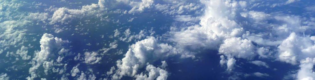 trade wind cumulus clouds over the western Atlantic