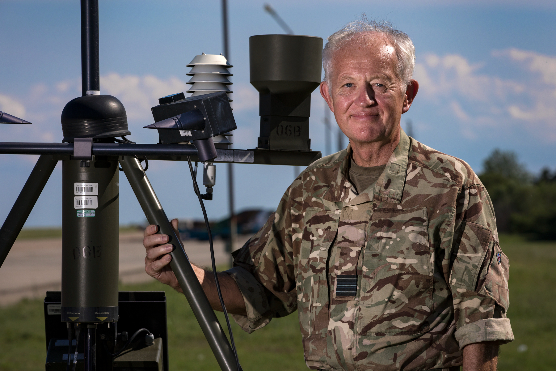 Sqn Ldr Ken Horn MBE. Image: MOD, Crown Copyright