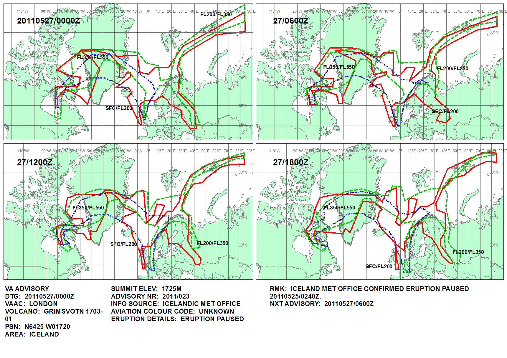 Volcanic ash graphic