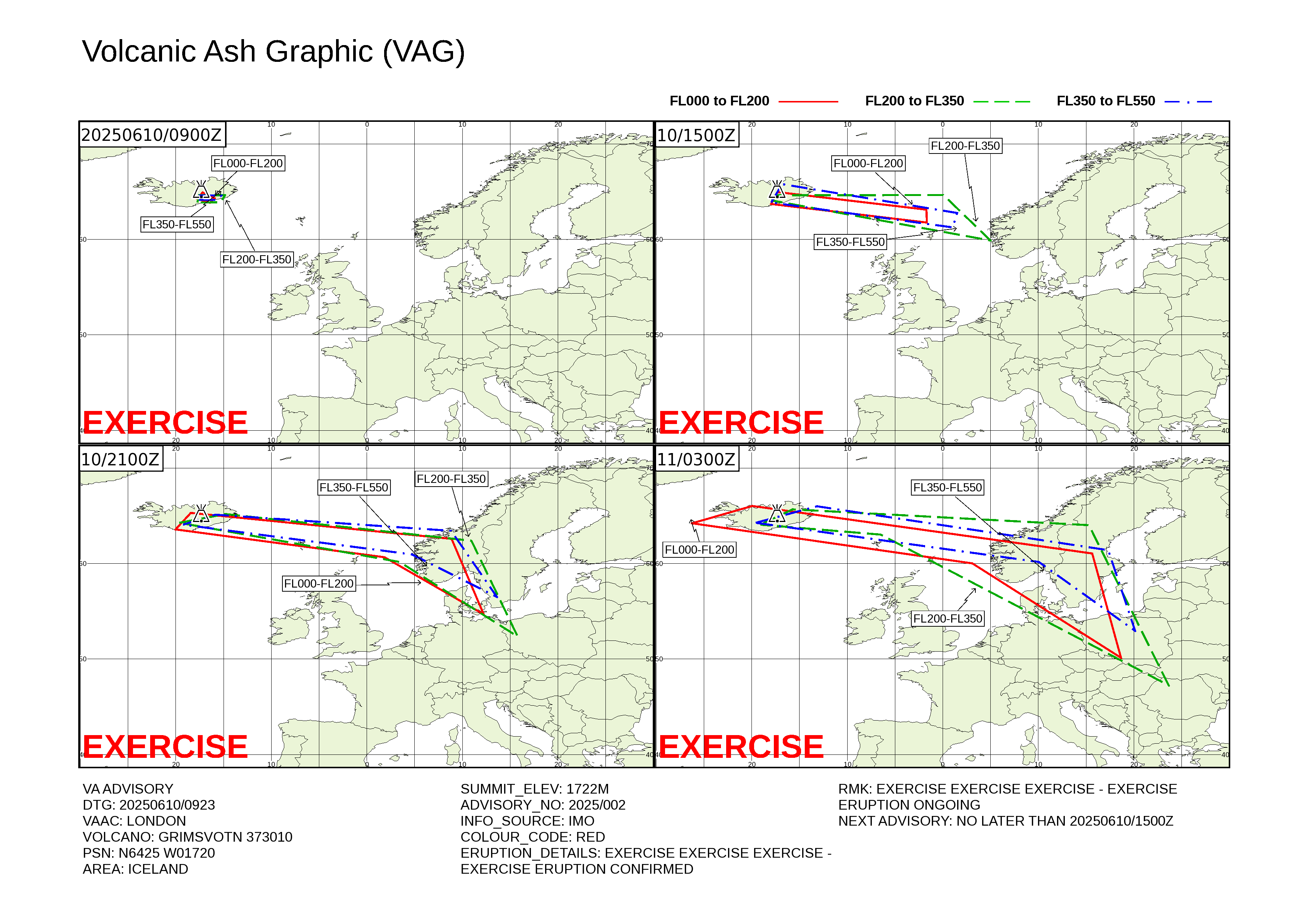 Volcanic ash graphic
