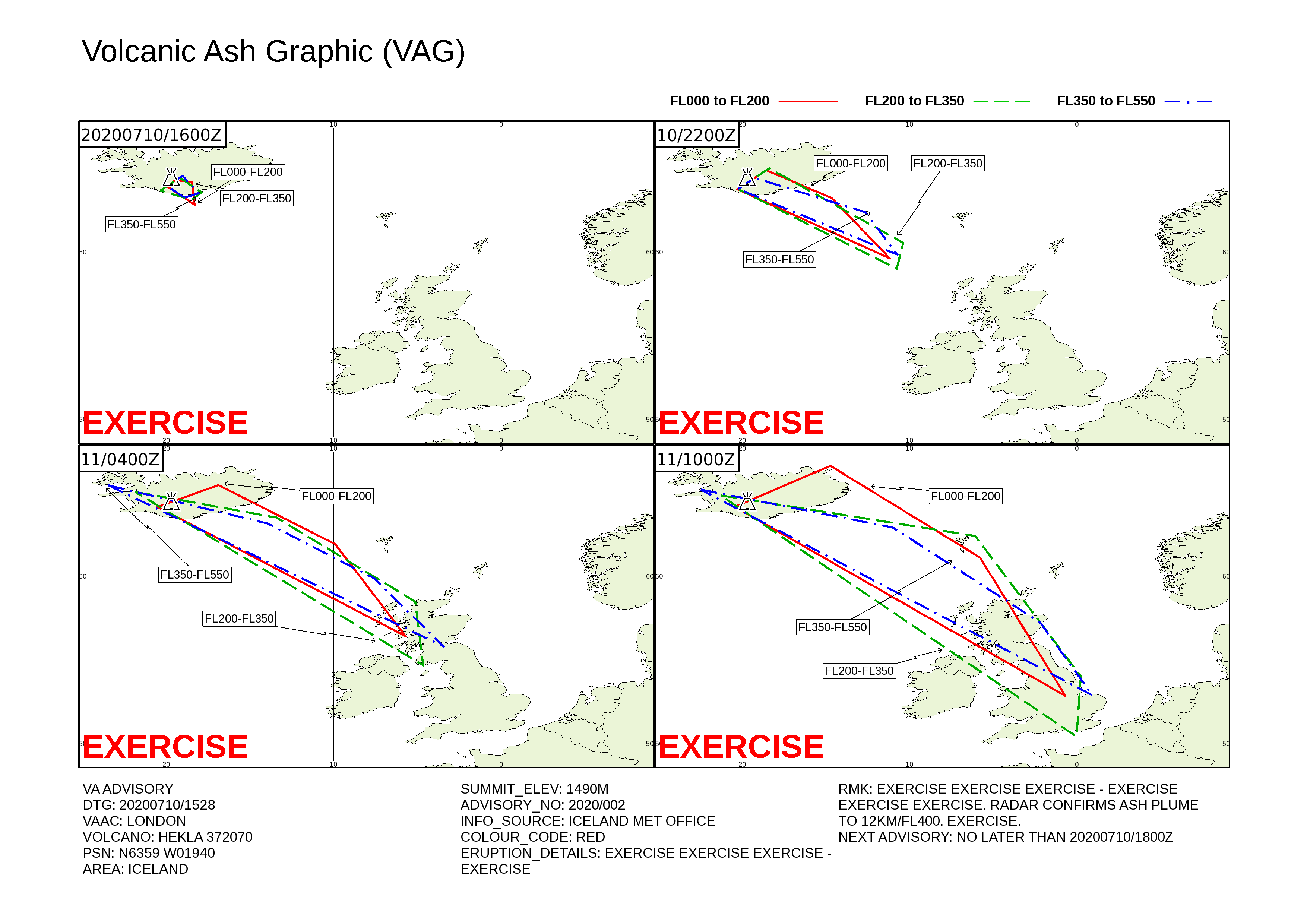 Volcanic ash graphic