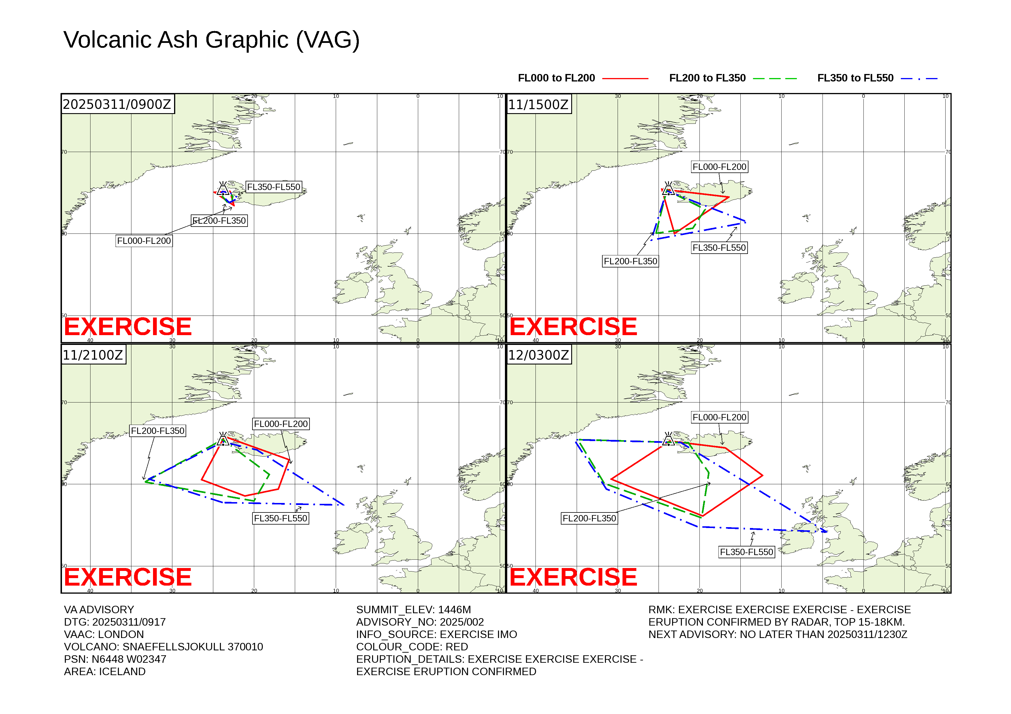 Volcanic ash graphic