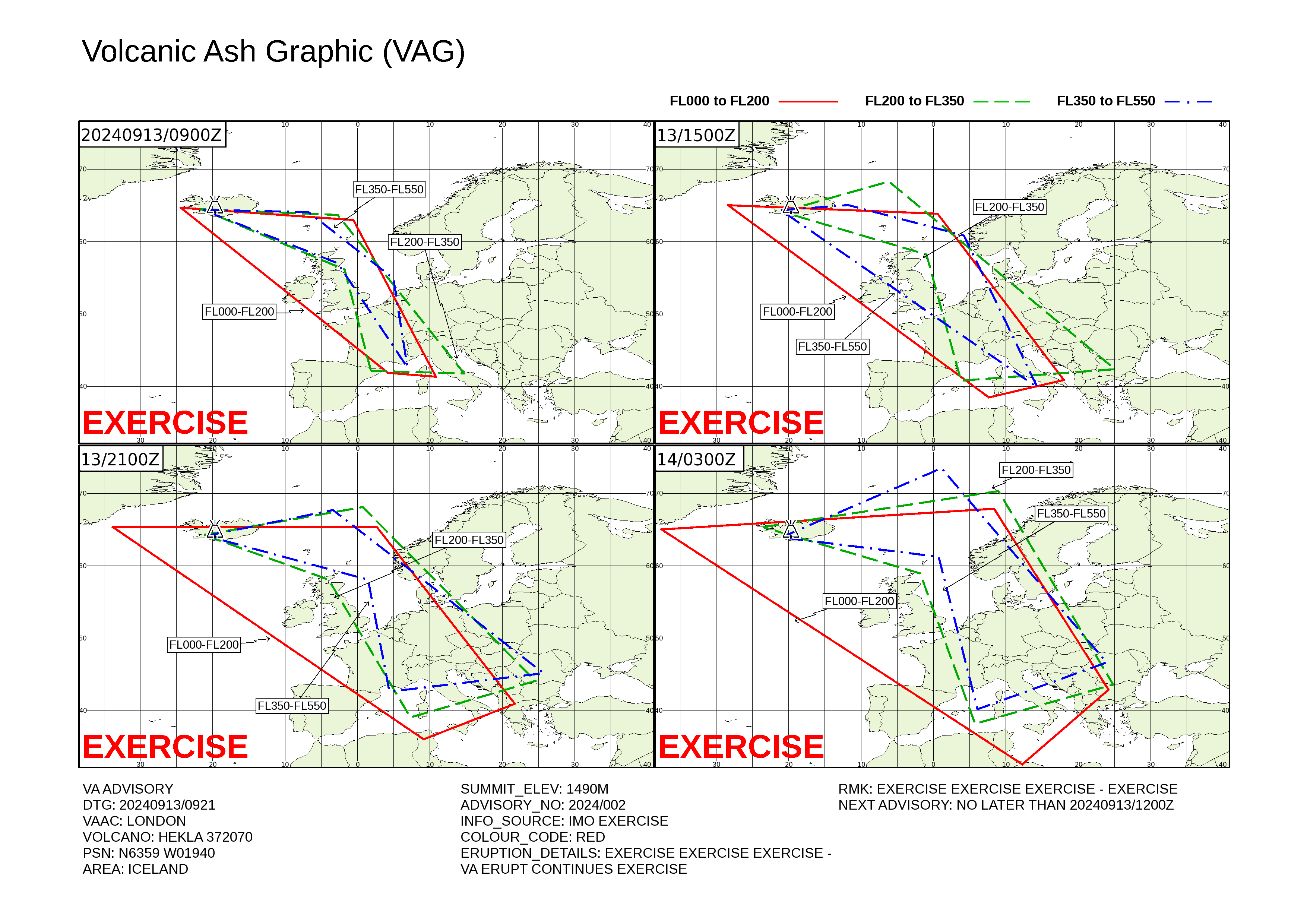 Volcanic ash graphic