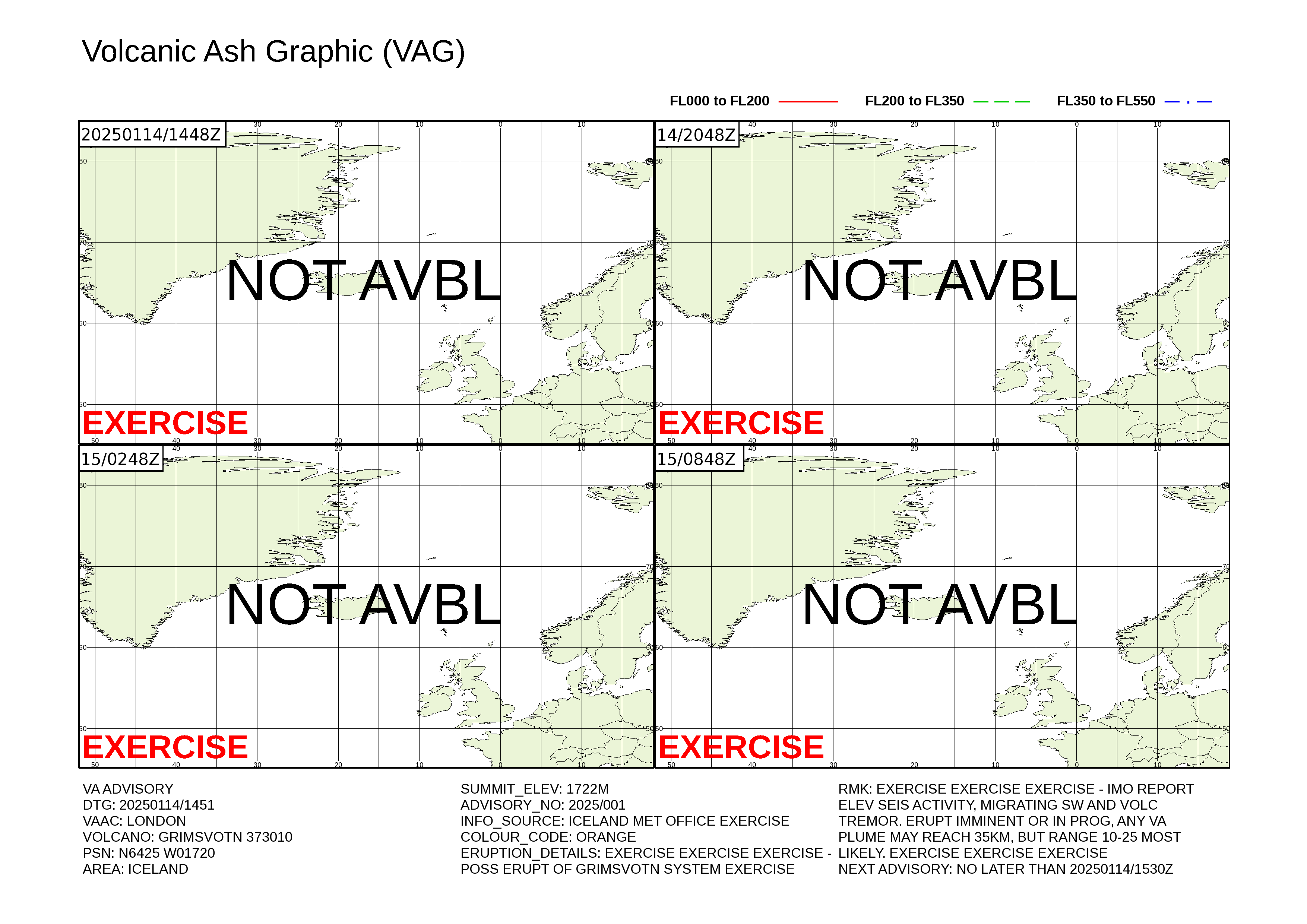 Volcanic ash graphic