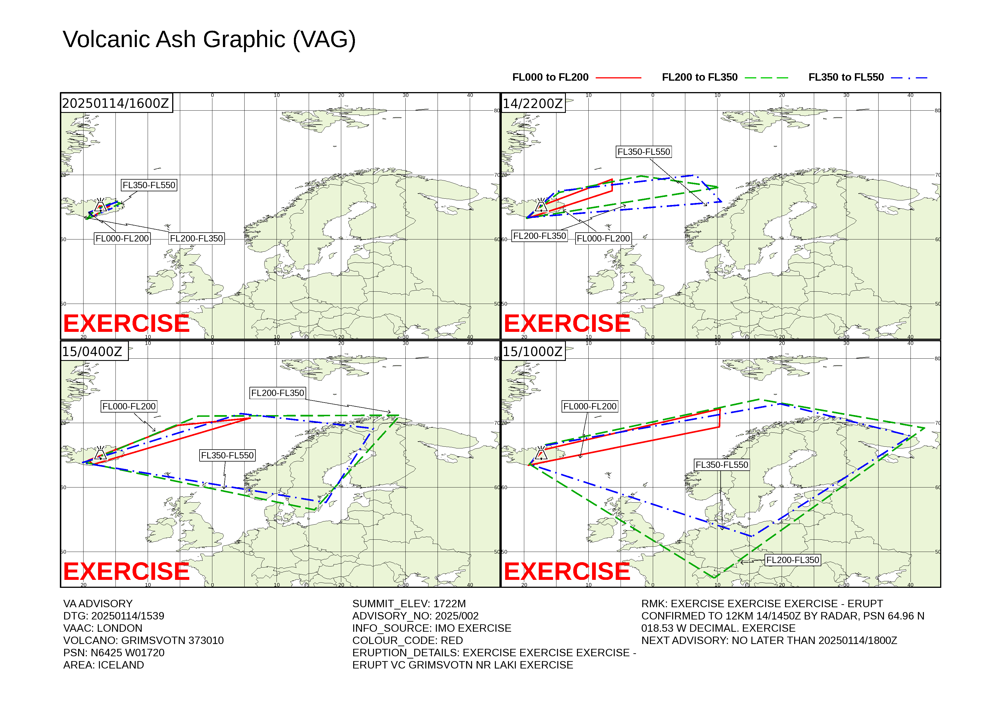 Volcanic ash graphic