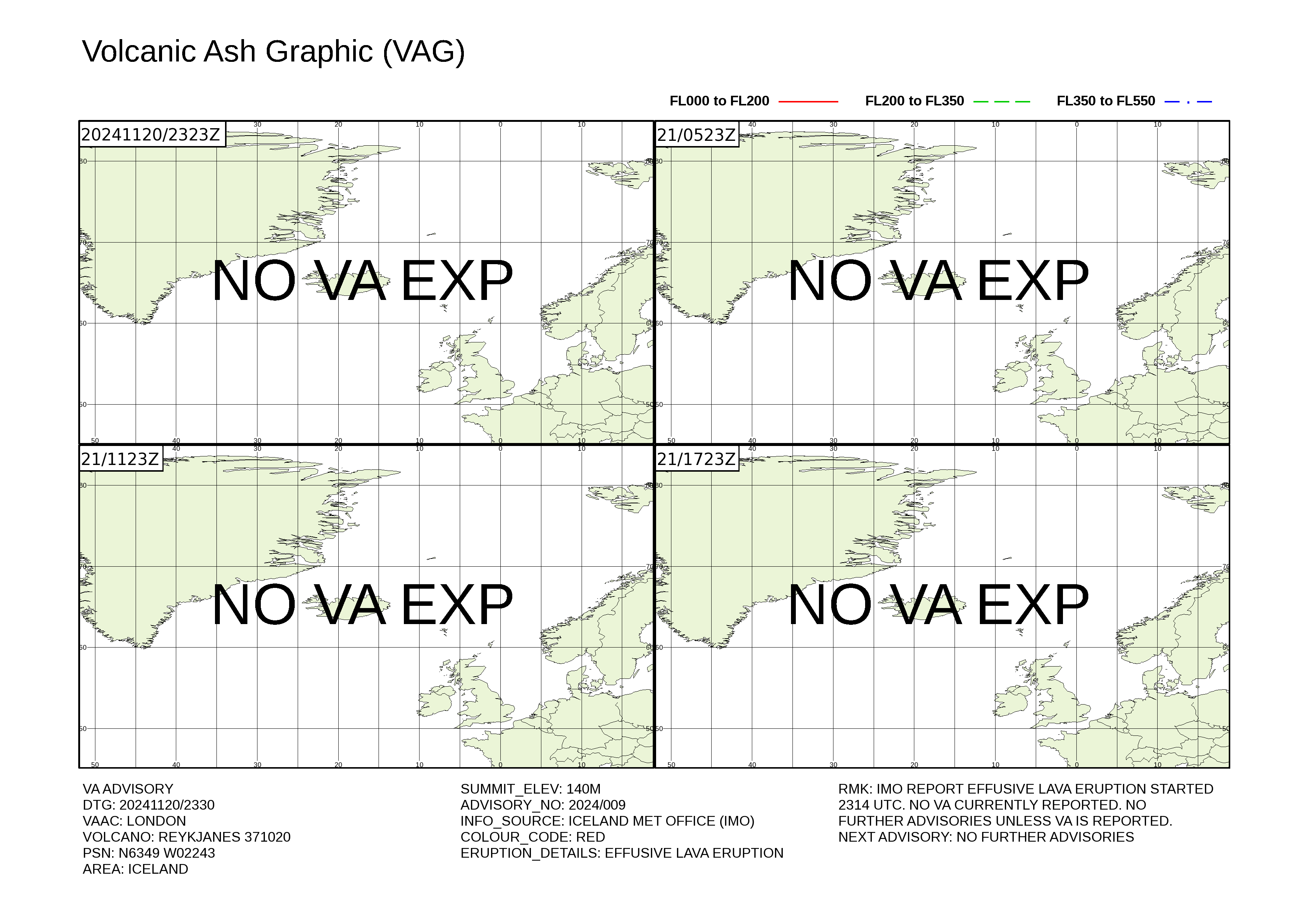 Volcanic ash graphic