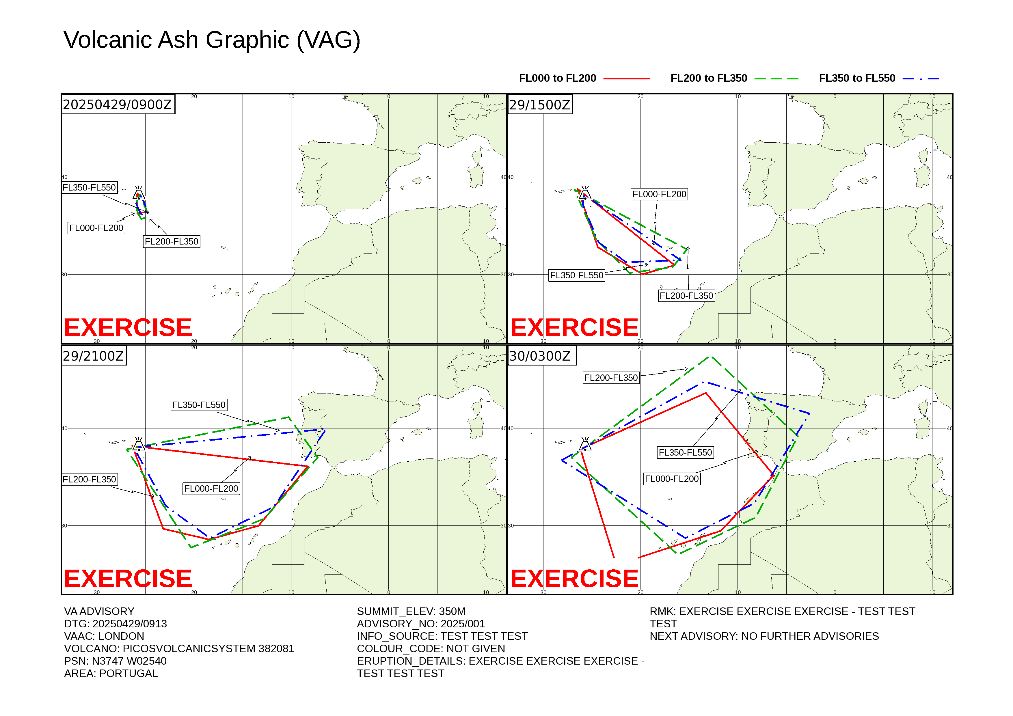 Volcanic ash graphic